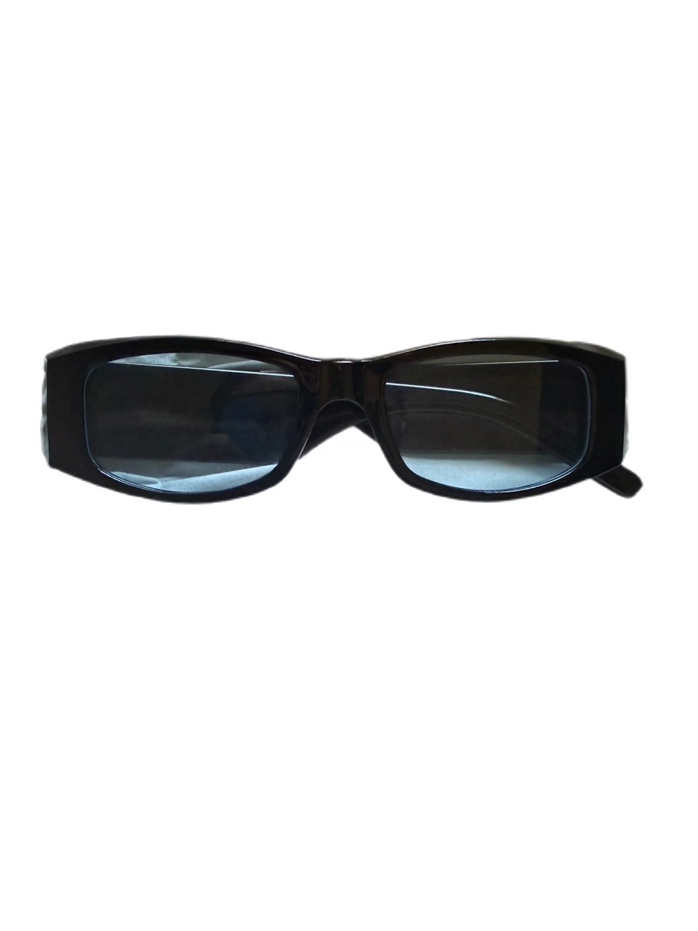 Palm Angels Black Sunglasses with Silver Logo Accent
